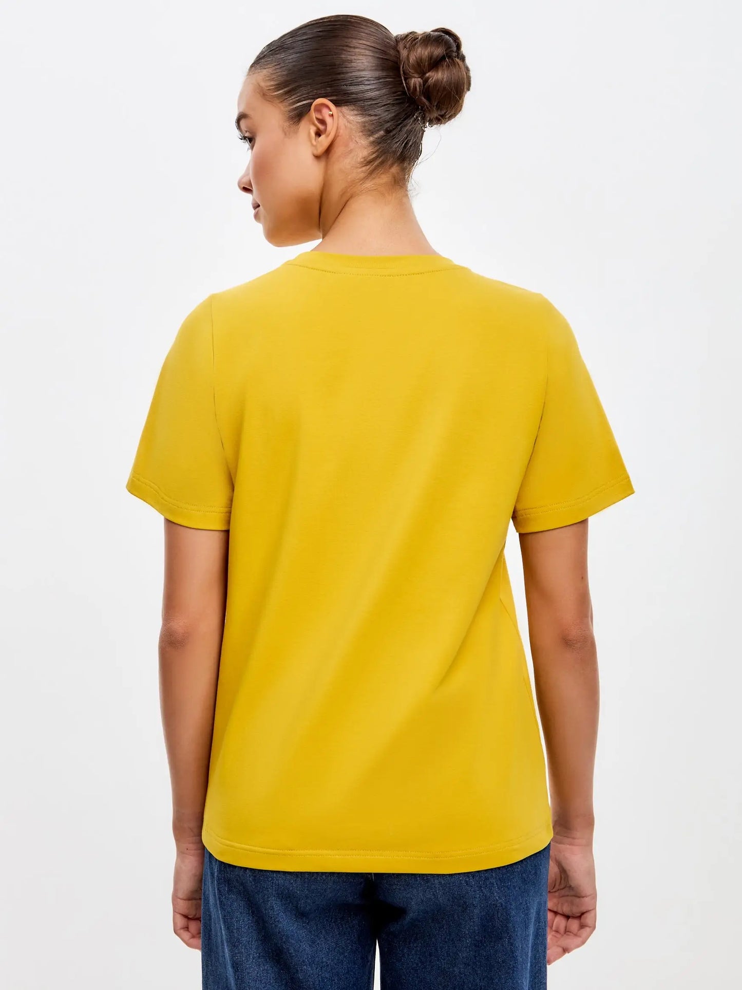 Yellow Printed T-shirt COUNTRY CAT - T-shirt