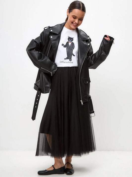 Black Tulle skirt ROCKY - Bottom