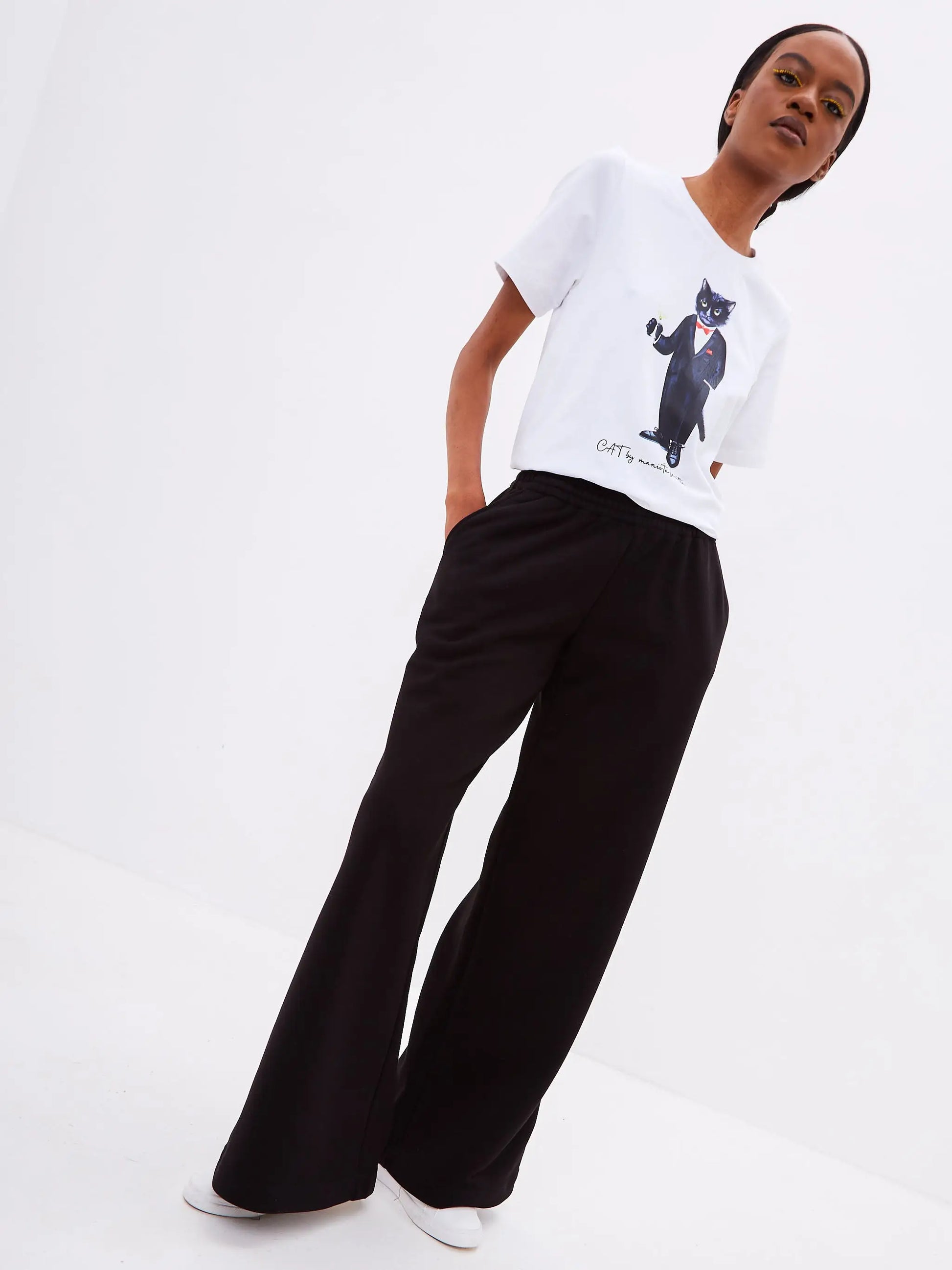 Black women’s sweatpants cat - Funny Cat Bottom | For Cat Lovers | CAT by maniita lacitta
