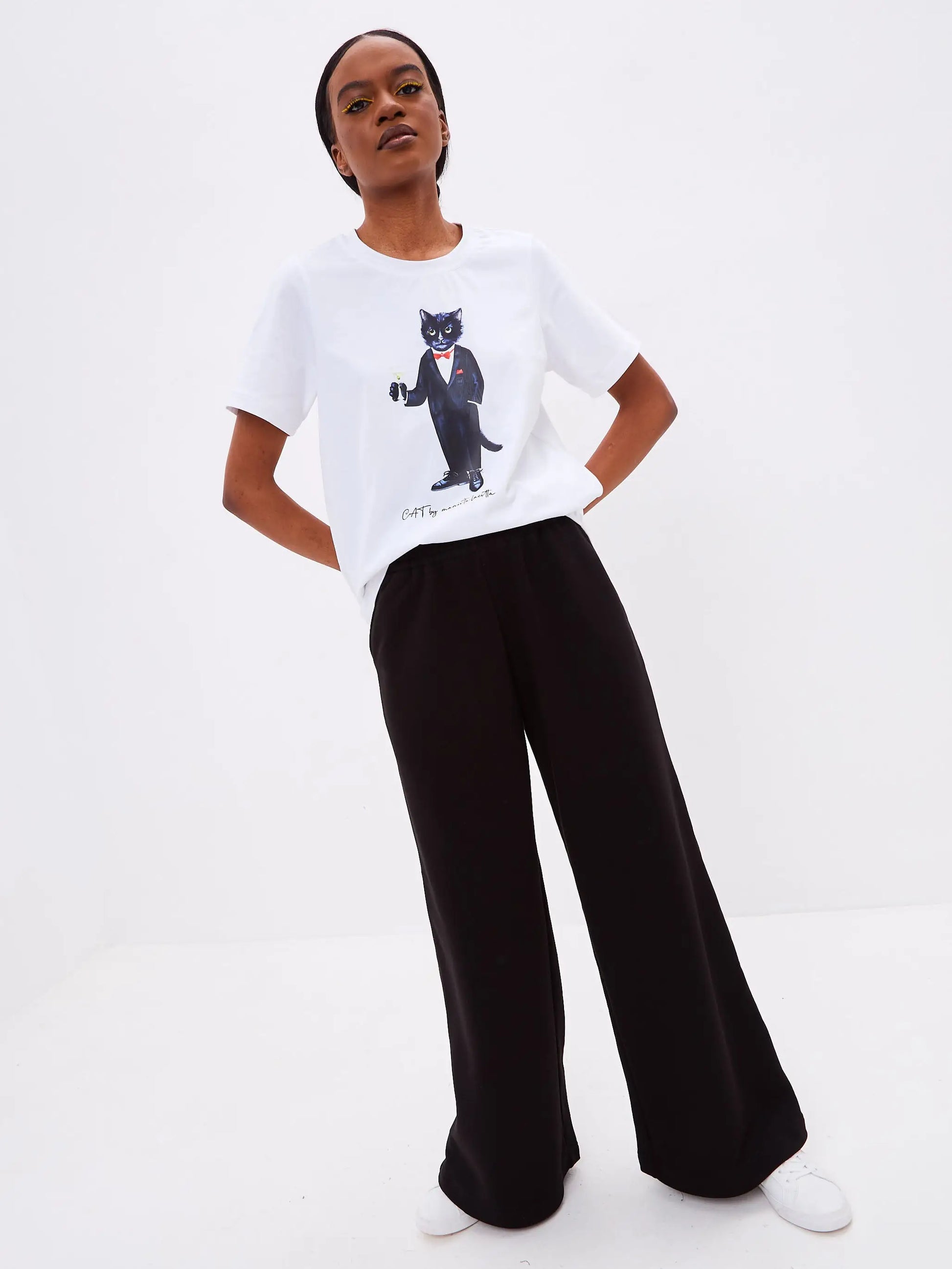 Black women’s sweatpants cat - Funny Cat Bottom | For Cat Lovers | CAT by maniita lacitta