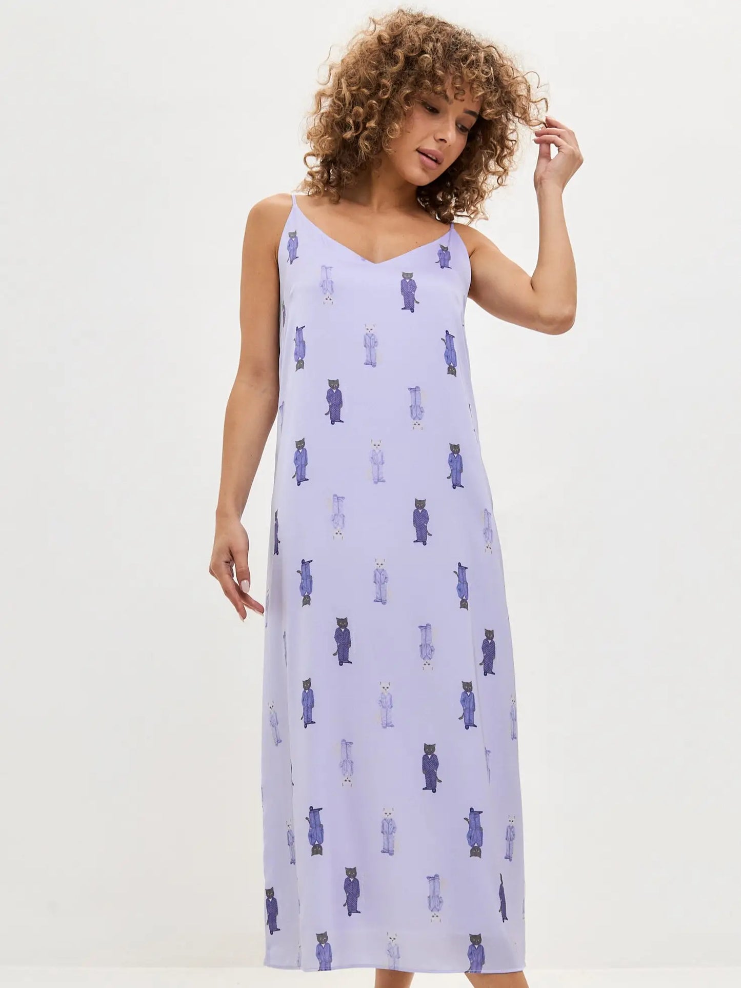 Blue silk loungewear - Loungewear