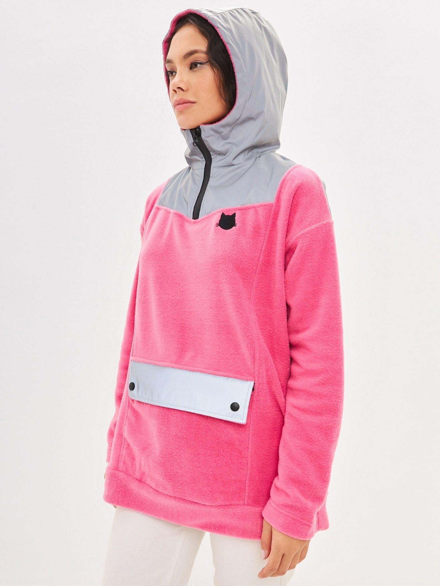 Fleece hoodie CATRAIN - Maniita Lacitta