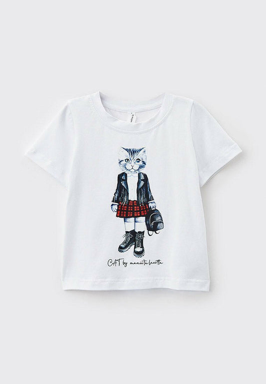 Printed T-shirt KITTY - Maniita Lacitta