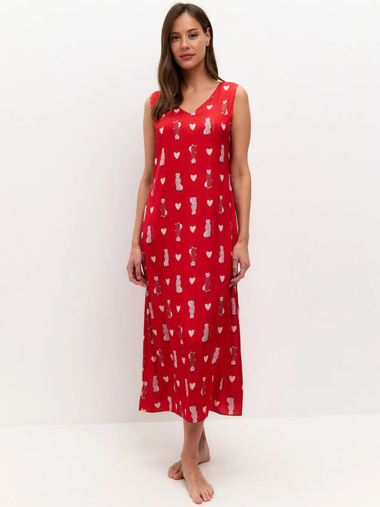 Red silk loungewear - Funny Cat Loungewear | For Cat Lovers | CAT by maniita lacitta