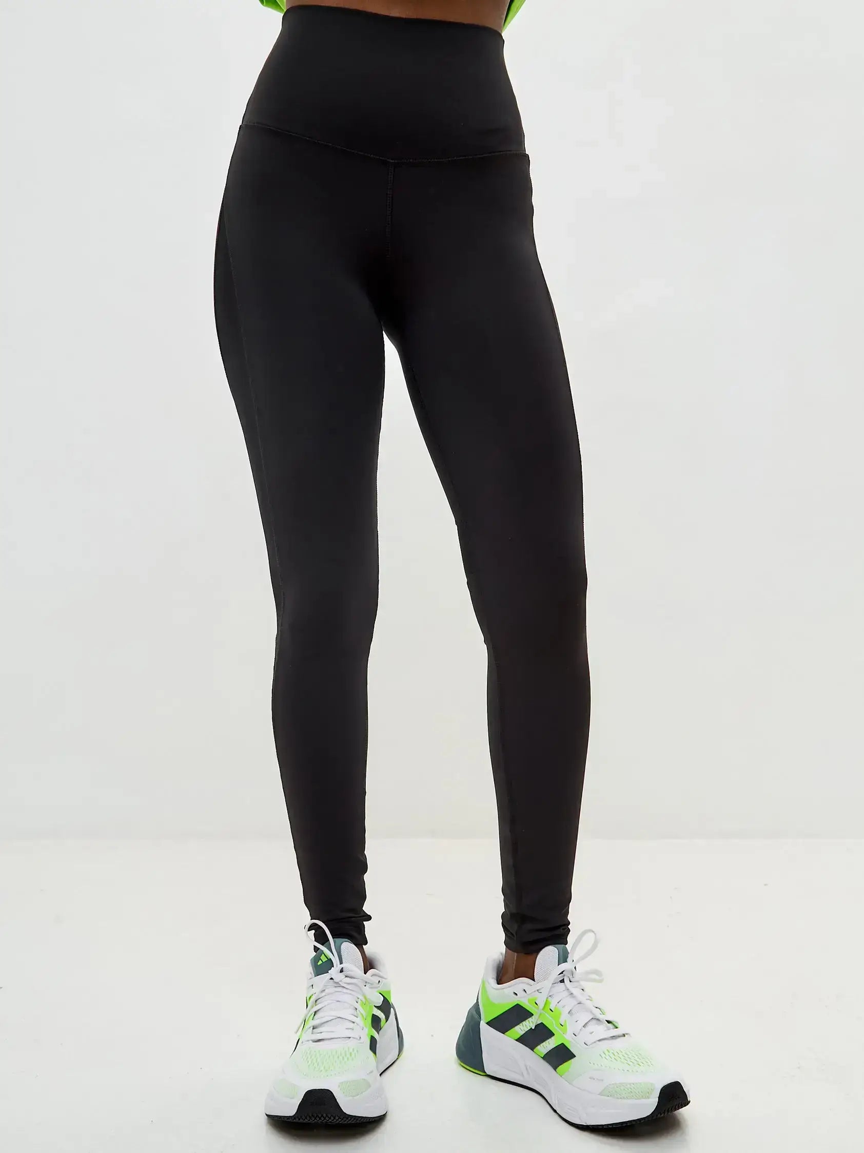Sport set: green fleece sweatshirt & black women’s leggins - Funny Cat | For Cat Lovers | CAT by maniita lacitta